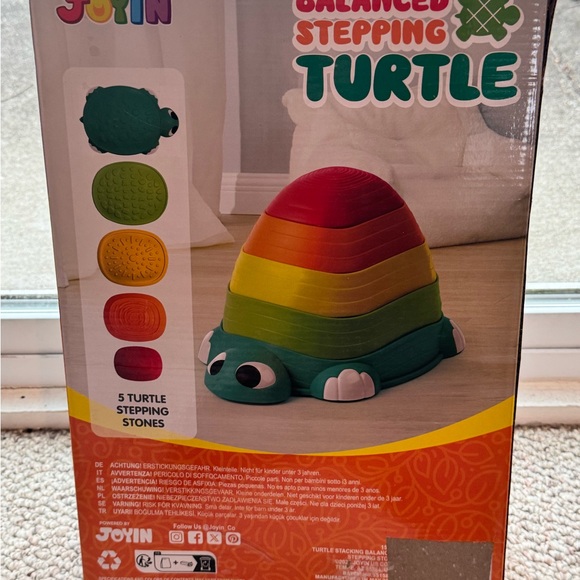 NWT 5 Piece Turtle Balance Stepping Stones, Indoor/Outdoor, 3+ years, - Picture 5 of 5